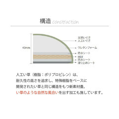 三条たたみ マカロン 畳クッションの画像