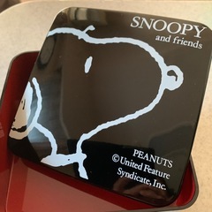 SNOOPY3段重　漆器の画像