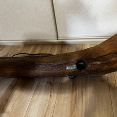 天然木　フロアライトの画像