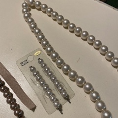 新品の物と全部まとめてパールセットの画像