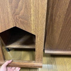 猫トイレ収納アイアンラック　棚　エア・リゾーム　の画像