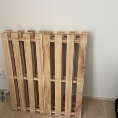 DIY すのこ　キャスター付きの画像