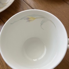 菱松陶苑　花柄　カップ＆ソーサー　5セットの画像
