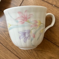 菱松陶苑　花柄　カップ＆ソーサー　5セットの画像