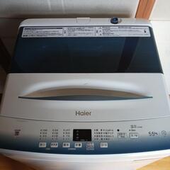 Haier洗濯機2024年製5.5kg美品の画像