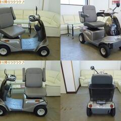 7.8万円♪電動カートマイピア BT400 ゴールド 後ろカゴ付き♪(フル充電で約4時間走行可)音声案内★電動四輪車いす/シニアカー/セニアカー★全国発送可能/松山市内無料配送★愛媛県松山市よりの画像