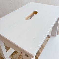 IKEA -イケア  ステップスツール アスペン無垢材 50 cmの画像