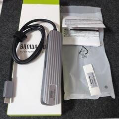 サンワダイレクト　USB Type-Cマルチ変換アダプタ（HDMI+カードリーダー付）の画像