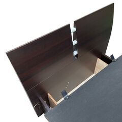 ニトリ 深型 跳ねあ上げ式宮付きベッドフレームの画像