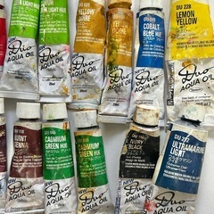 ホルベイン　duo aqua oil 油絵具の画像