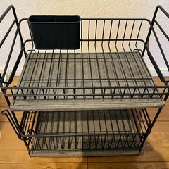 【無料】元値6000円　パール金属 ２段ラックの画像