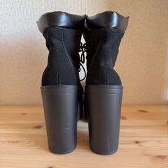 babyshoop（24cm）レースアップ 厚底ブーツの画像