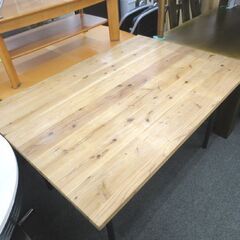 幅130cm ダイニングテーブル   奥行91cm 高さ71.5cm 4人用 ナチュラル 家具 札幌市 北20条店の画像
