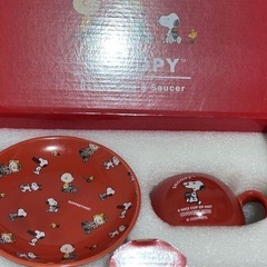 SNOOPY スヌーピー Round Mug & Saucer 2種セットの画像