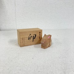 置物 うさぎ 春日大社 縁起物の画像
