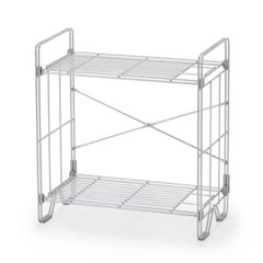 無印良品／中でも外でも使えるワイヤーラック ミニの画像