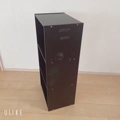 カラーボックス 3段 ブラックの画像