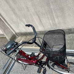 【お譲り先決定】26インチ変速なし鍵2本漕ぎ心地良品の自転車の画像
