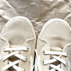 vans スニーカー　ベージュ　24.5㎝の画像