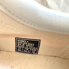 vans スニーカー　ベージュ　24.5㎝の画像