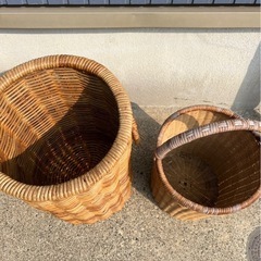 籐製品　カゴの画像