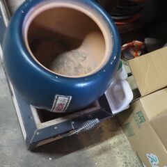 消壷、炭いれ、23ｘ23ｘ20、未使用品の画像