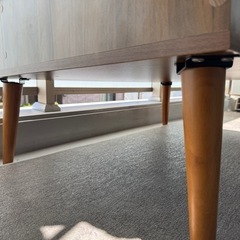 【ニトリ 昇降式テーブル】幅90cm×奥行60cm／高さ42〜64cmの画像