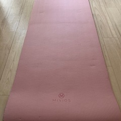 【ヨガマット】 ピンク 183cm×61cm 厚さ10mmの画像