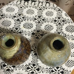 ◆壺2点セット◆一輪挿し　の画像