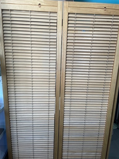 木製4連パーテーション