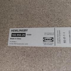 【IKEA HEMLINGBY（ヘムリングビー）2人掛けソファ ブラック】の画像