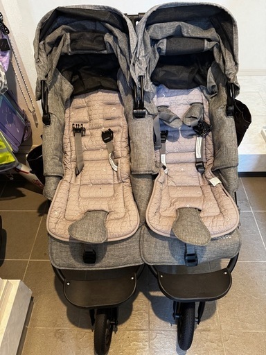 エアバギーココダブル?2人乗りベビーカー?双子ベビーカー?