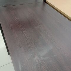★リユースのサカイ日立店★HJ7215  デスク ダークブラウン H122×D52×W114.5 クリーニング済み の画像