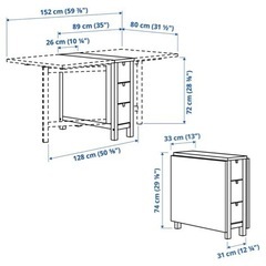 IKEAダイニングテーブルの画像