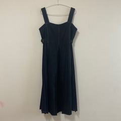 【美品】　grove デニムワンピース　ロングワンピース　Lサイズ　現行品の画像