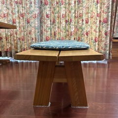 木製ベンチ　三人がけの画像