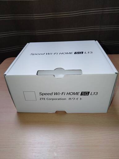美品／即お渡し】Speed Wi-Fi HOME 5G L13 ZTR02 [ホワイト