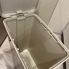 ゴミ箱　40l ベージュの画像