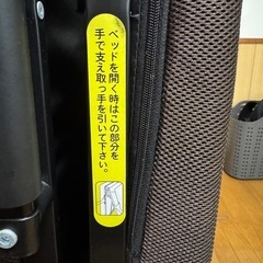 折りたたみベッド、マットレスセットシングルサイズの画像