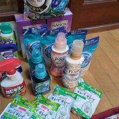 NANOX　アリエール　洗濯用洗剤　キッチンハイター　カビキラーバスマジックリン　などの画像
