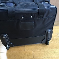 キャリーバッグ黒を無料での画像