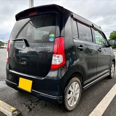 超低走行4万キロ♪H24年式☆月々9千円〜分割払い可‼️ 車検2年付き！【名義変更代込み】☆スズキ ワゴンR☆Bluetoothナビ付き☆付き☆走行中DVD見れます☆プッシュスタート☆ドライブレコーダー付きのフル装備☆純正アルミ☆事故修復歴無し☆そのまま乗って帰れます！の画像