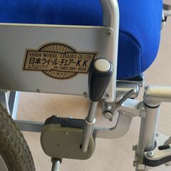 折り畳み車椅子（軽量アルミ）中古ですの画像