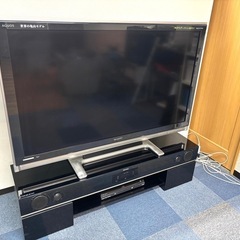商談中　
中古65インチ大型テレビ　AQUOS LC-65RX1W [65インチ]＆AQUOSオーディオ AN-ACR1 セット販売の画像