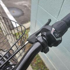 新品　自転車　ママチャリ　切り替え、鍵、ライト付きの画像