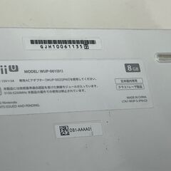Nintendo Wii U 本体 (WUP-001) ゲームパッド (WUP-010) おまけソフト付き！の画像