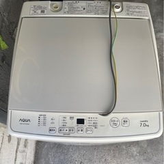 AQUA 7kg 2016年製　洗濯機の画像