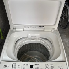 AQUA 7kg 2016年製　洗濯機の画像