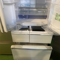 三菱,冷蔵庫,6ドア,美品,清掃済み,保証ありの画像