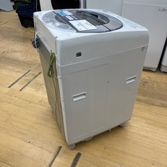 SHARP シャープ 全自動洗濯機ES-GV8E-S 洗い8.0kg 洗濯機 縦型 穴無し洗濯槽 のご紹介です！の画像